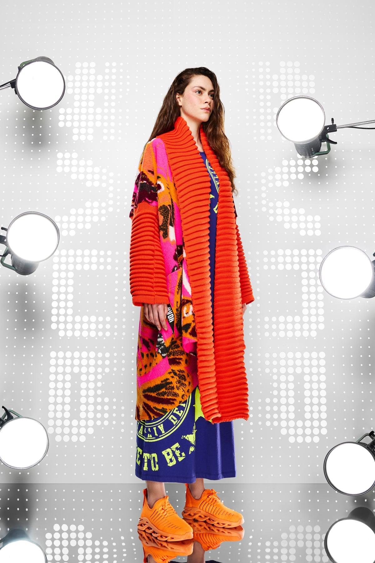 Multi Color Cardigan 15459