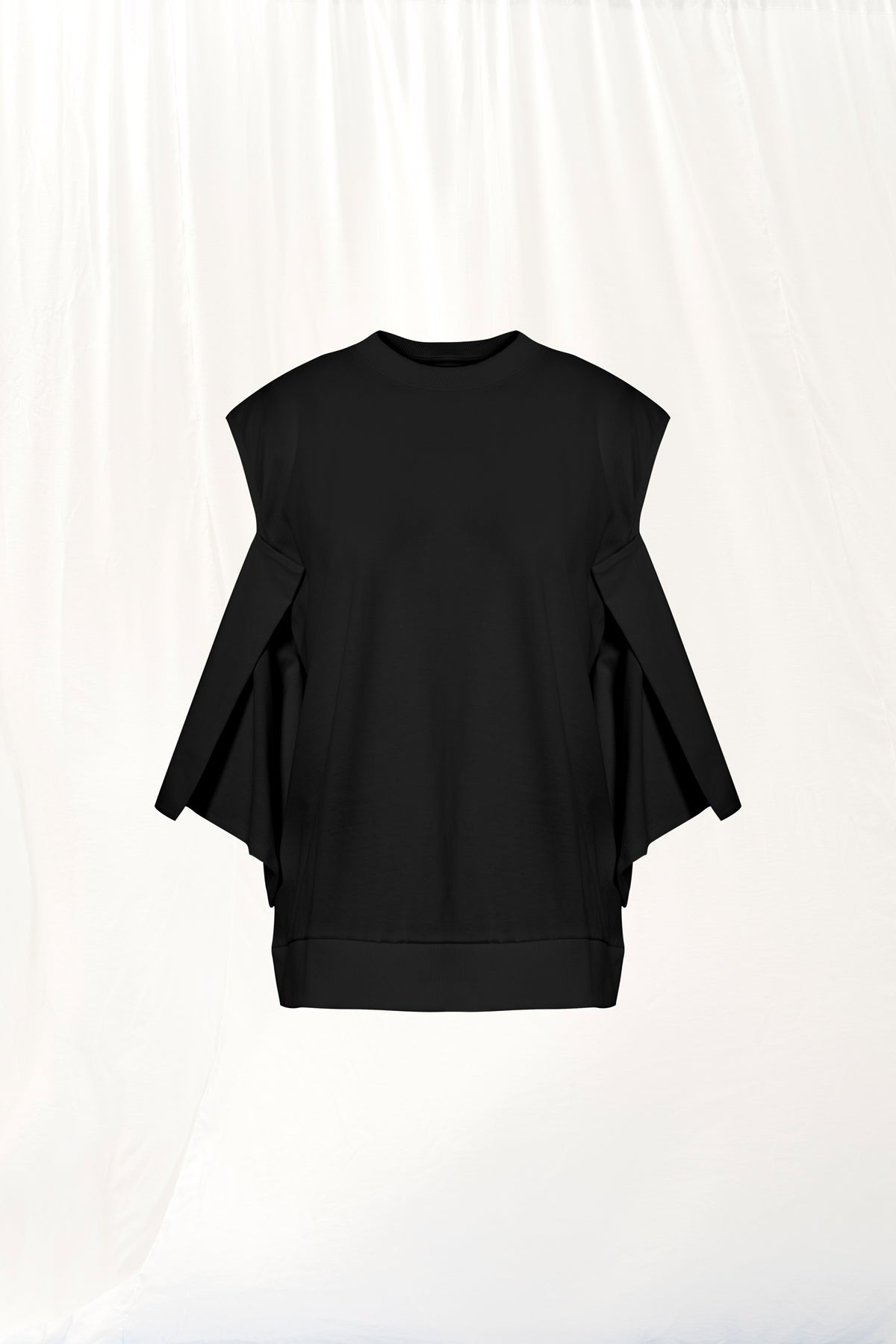 Black Cut-out T-shirt 17056