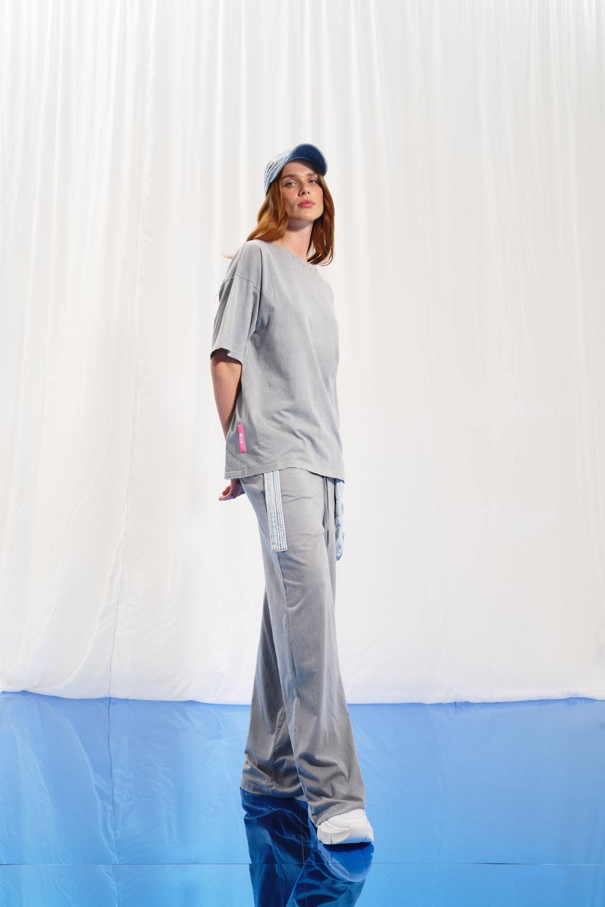 Grey Print T-shirt 17069