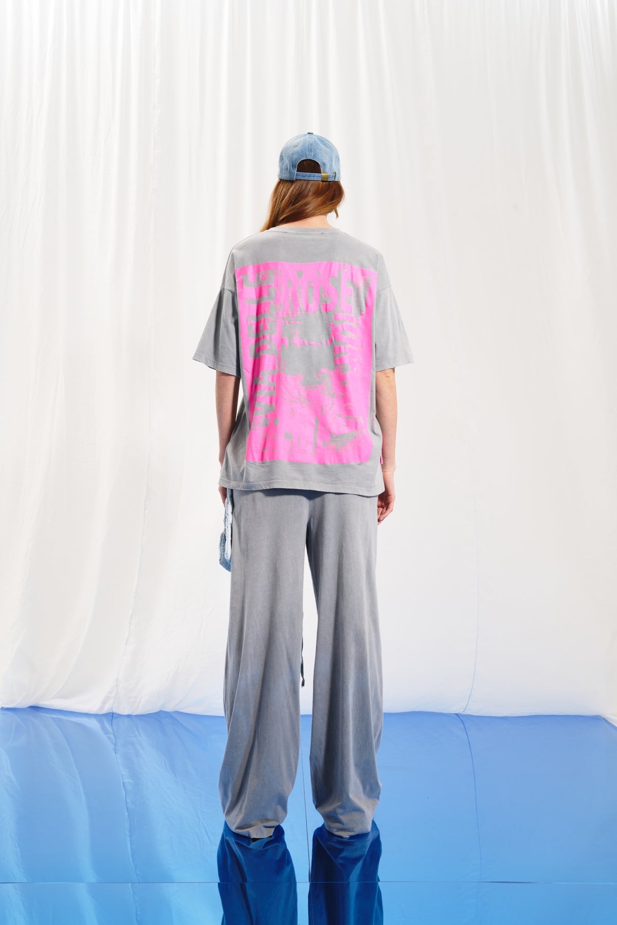 Grey Print T-shirt 17069