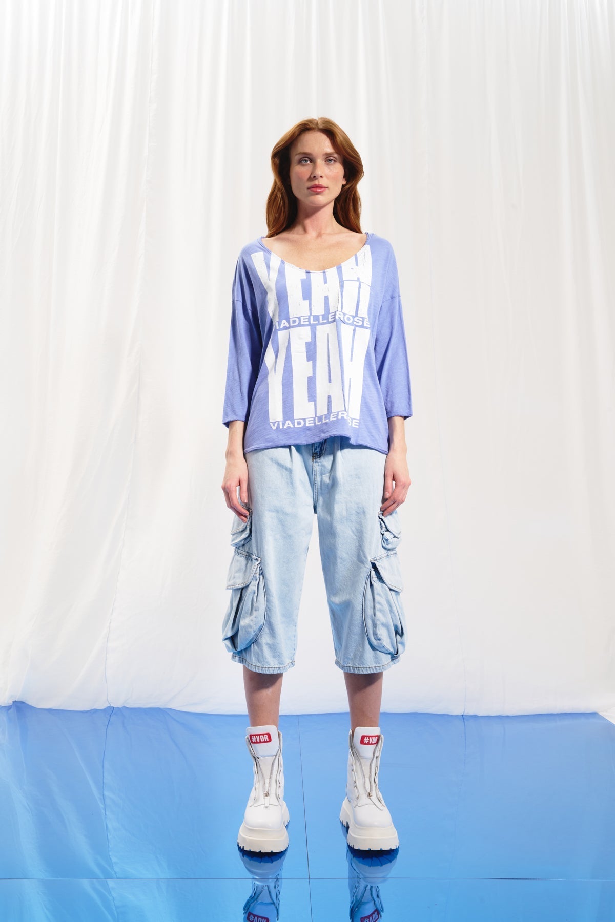 Lilac Print T-shirt 17082