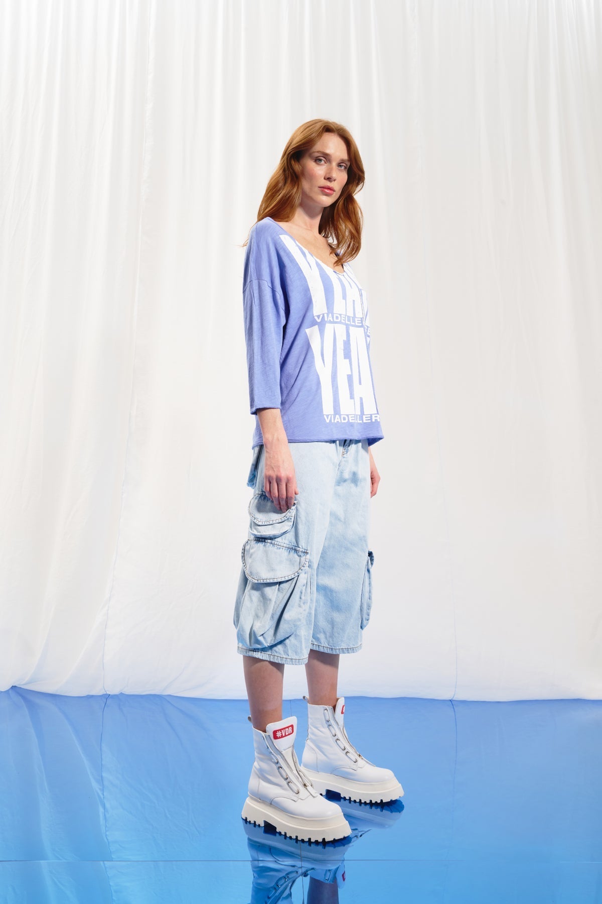 Lilac Print T-shirt 17082