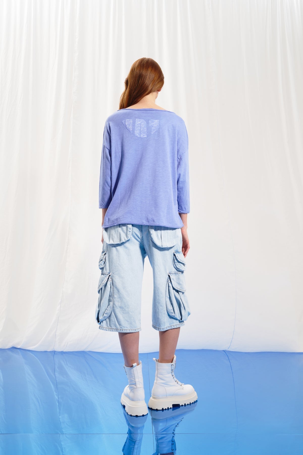 Lilac Print T-shirt 17082