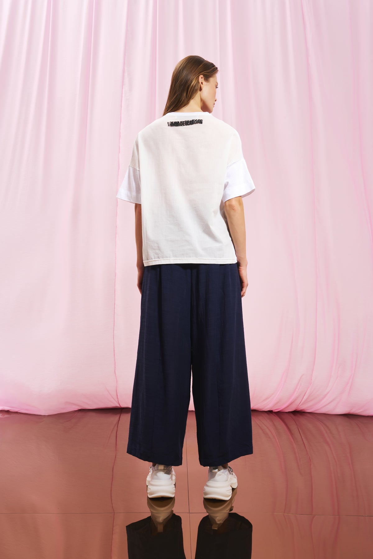 White Print T-shirt 17084