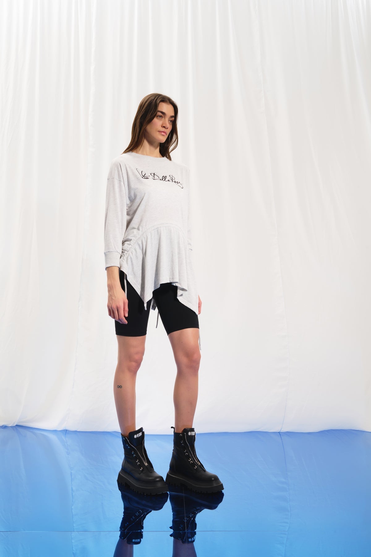 Light Grey Melange T-shirt 17085