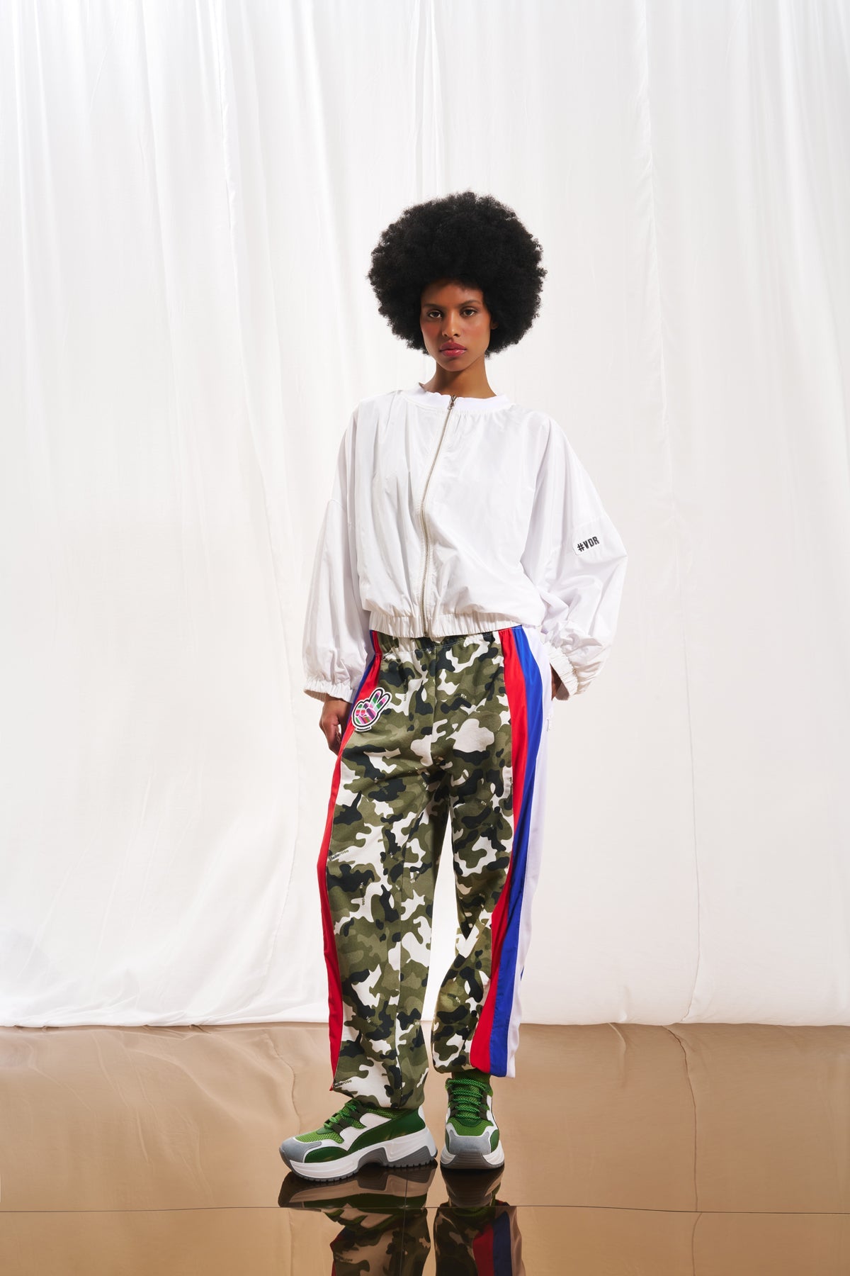 White Bomber Jacket 17088