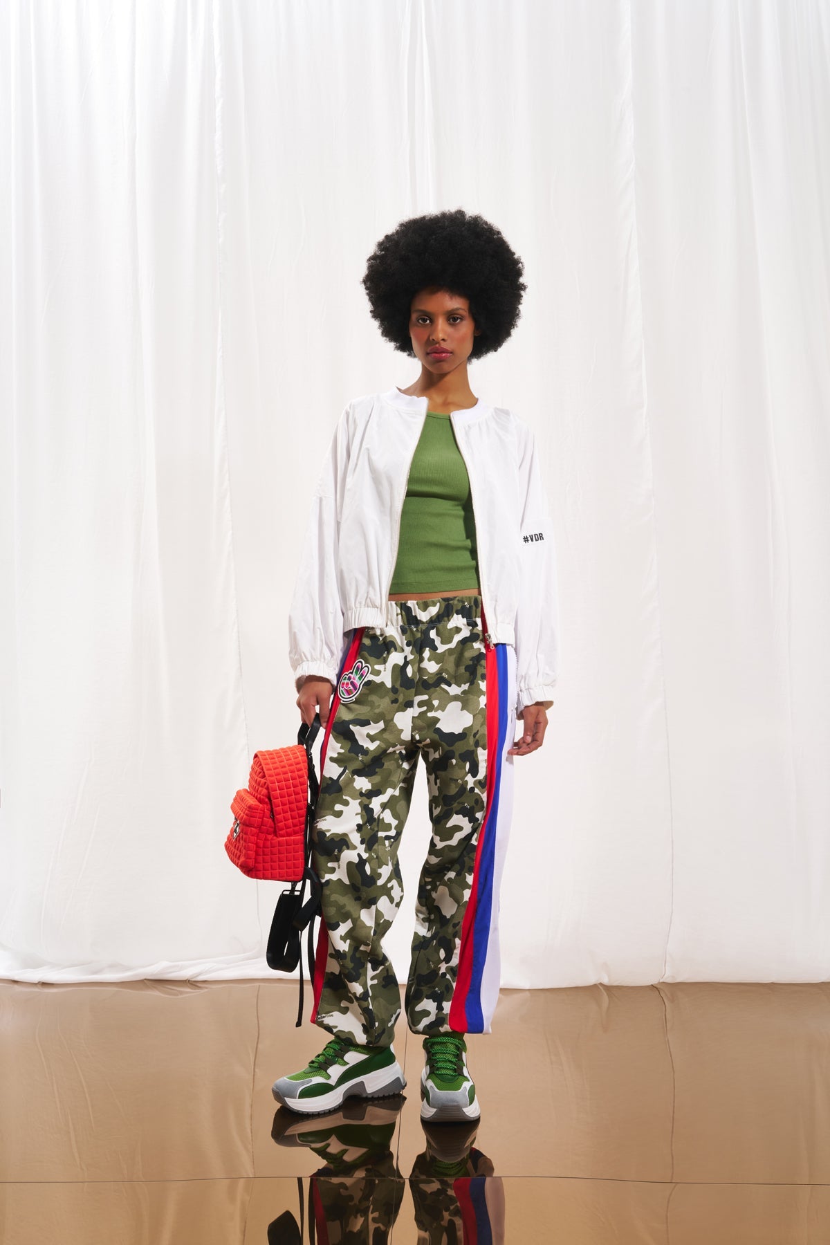 White Bomber Jacket 17088