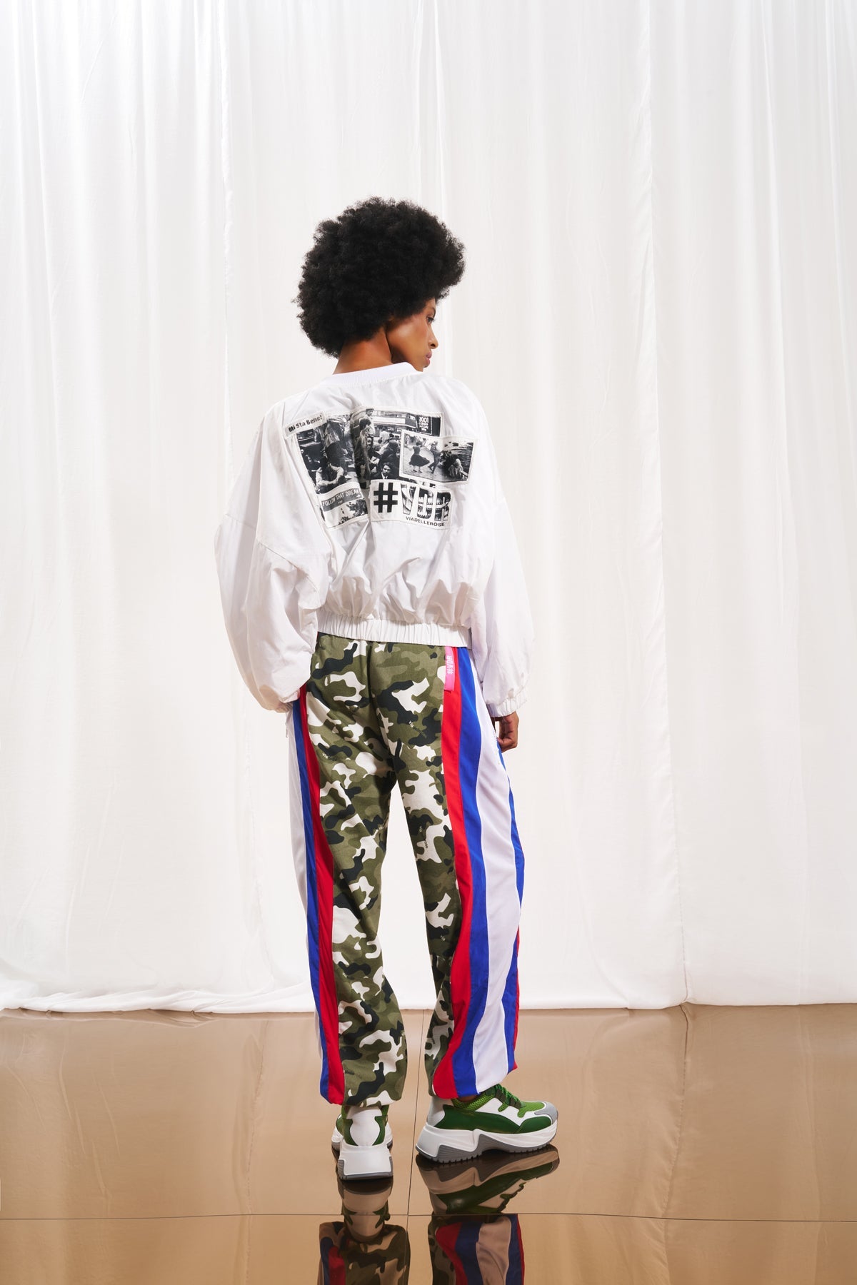 White Bomber Jacket 17088