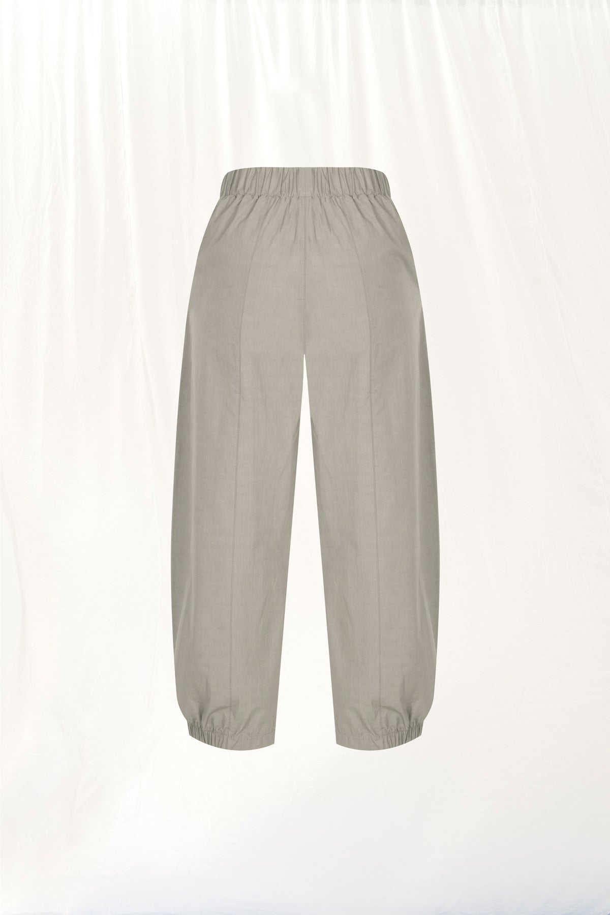 Beige Poplin Trousers 17108