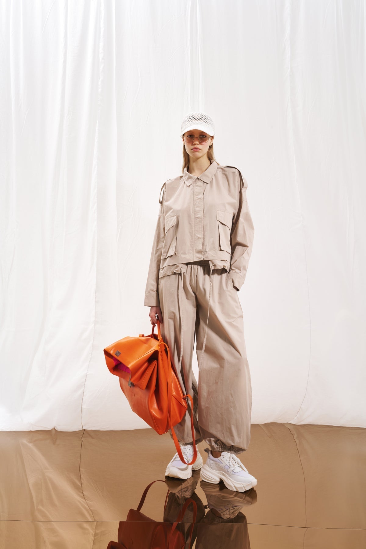 Beige Crop Jacket 17127