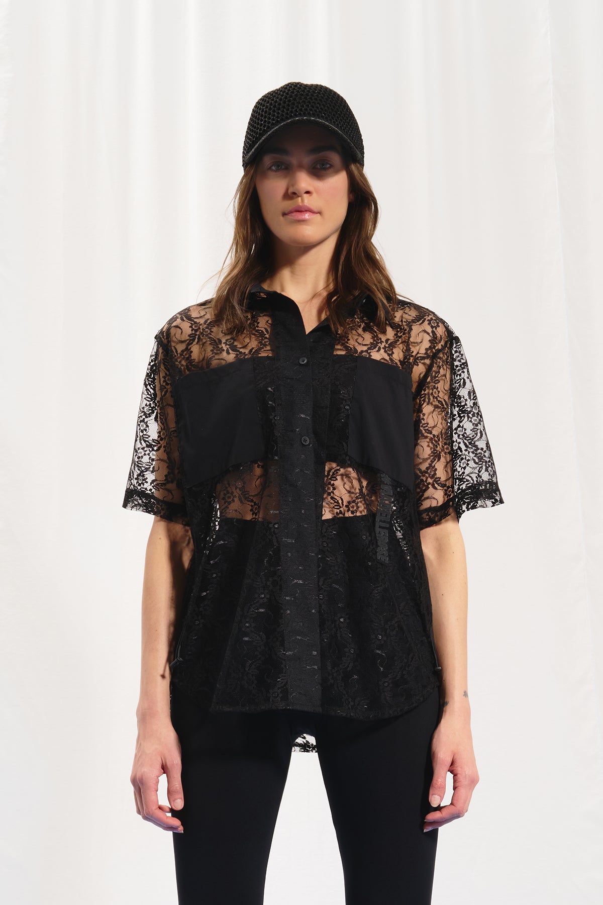 Black Lace Shirt 17140