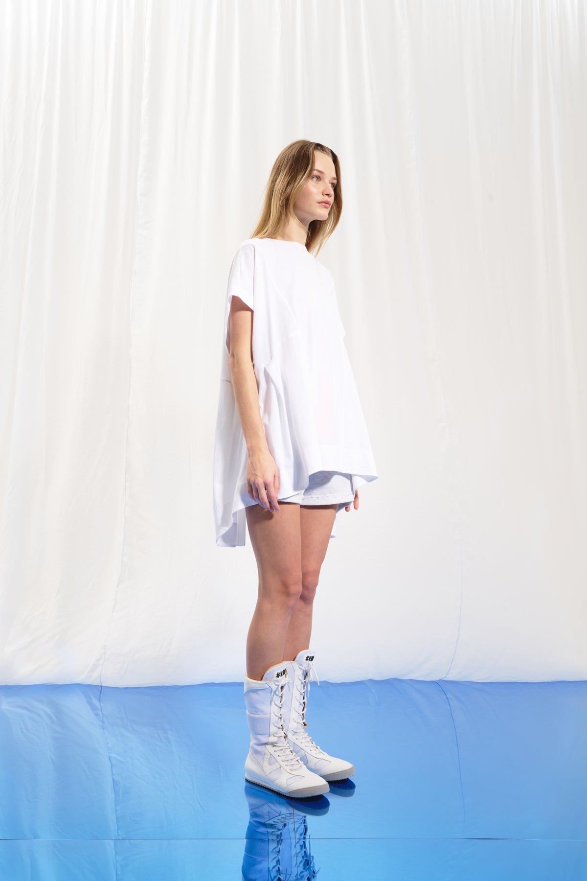 White Plush T-shirt 17157