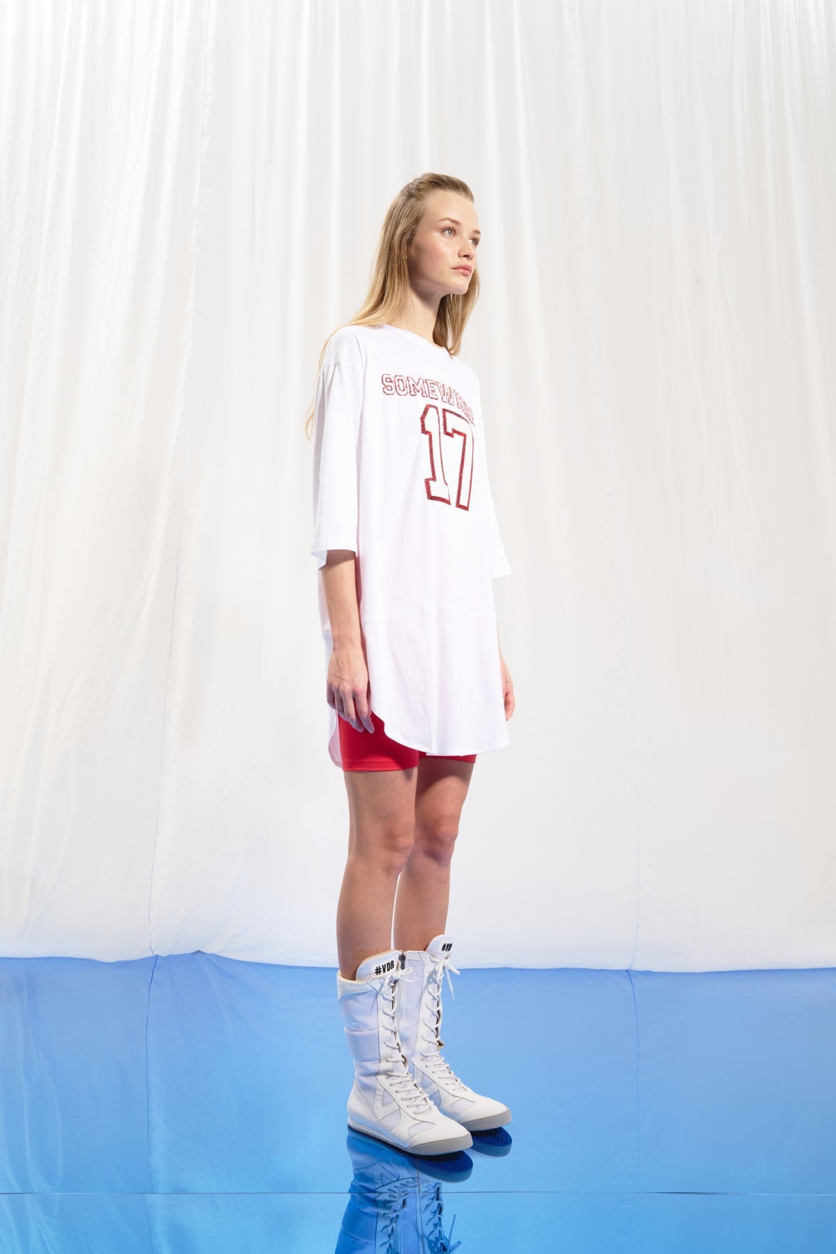 White Sequin Tunic 17244