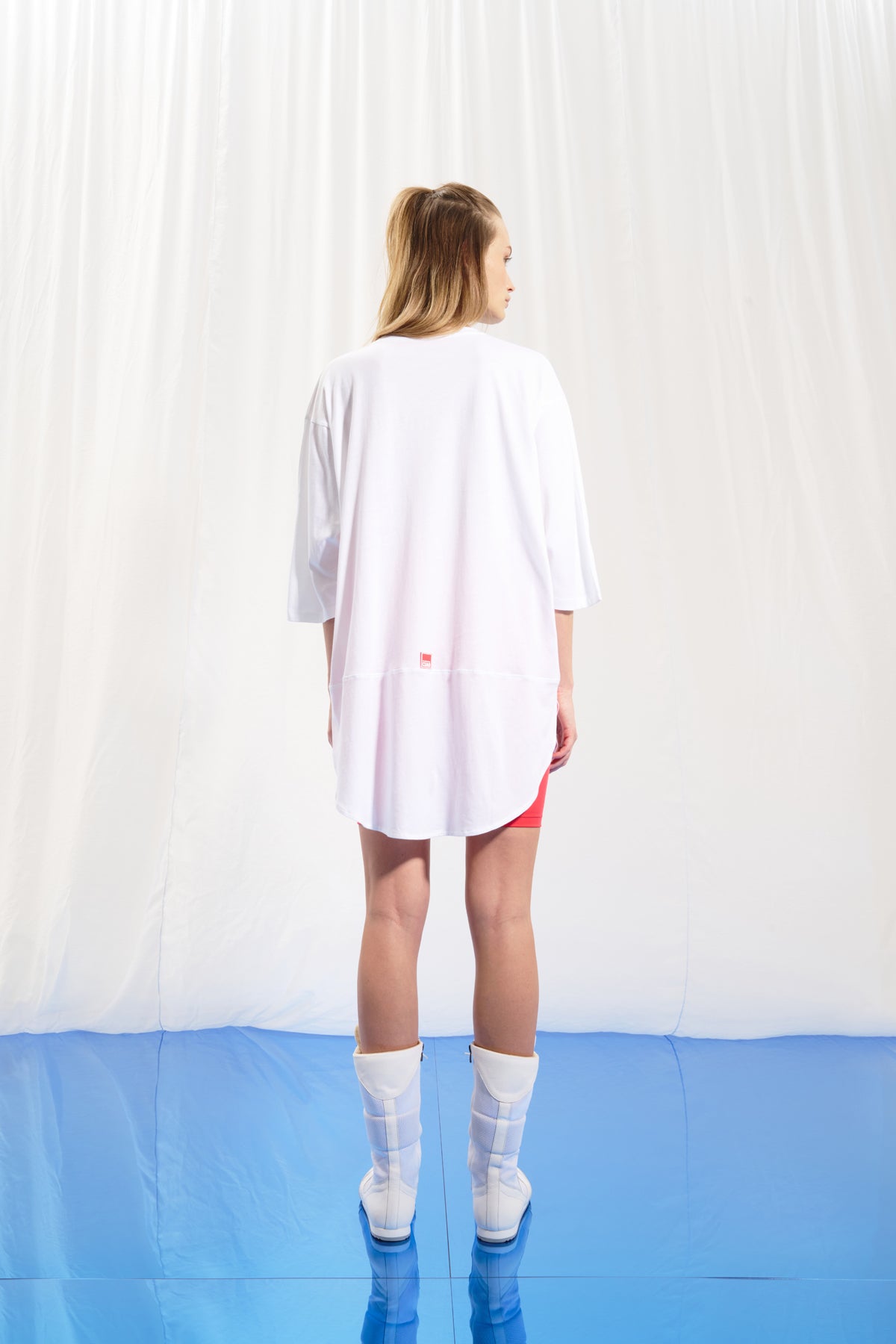 White Sequin Tunic 17244