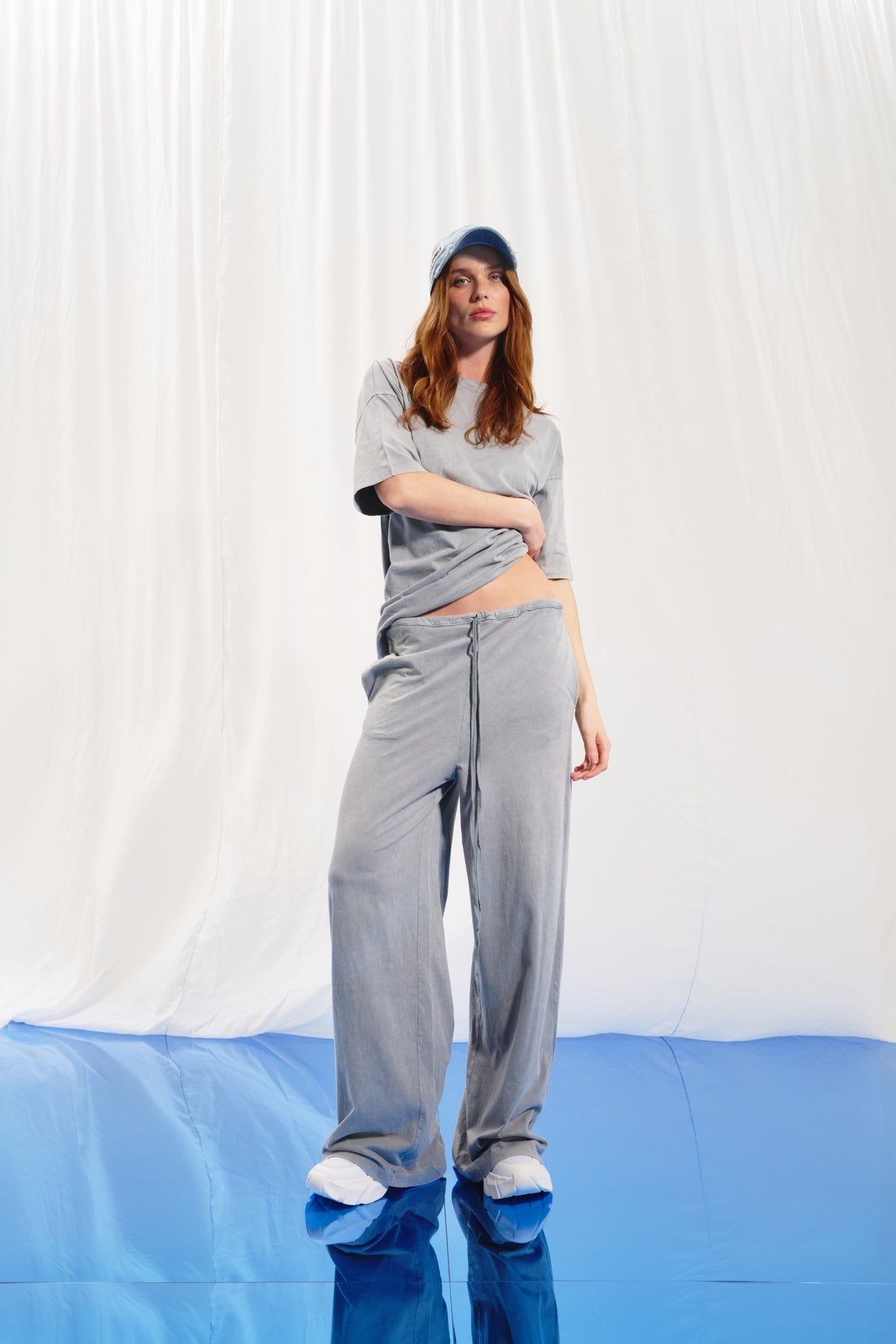 Grey Plush Trousers 17247