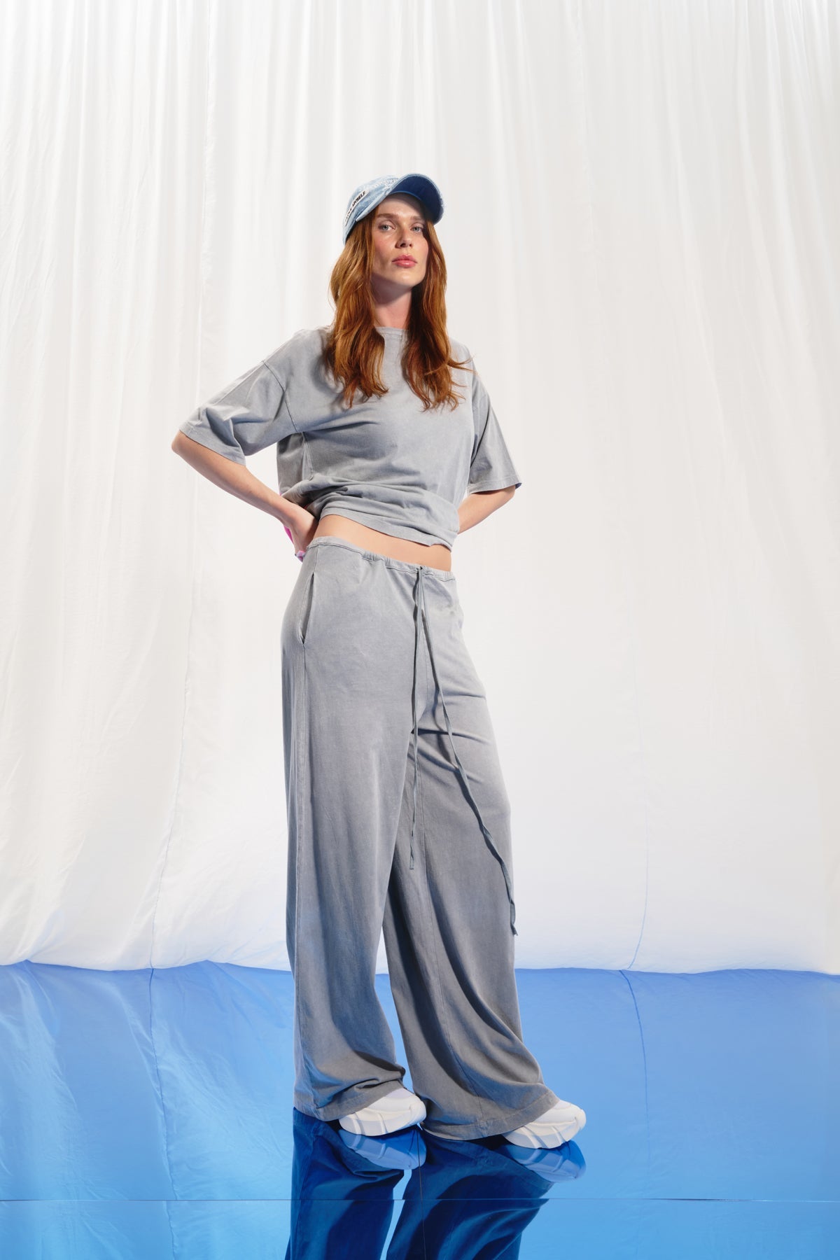 Grey Plush Trousers 17247