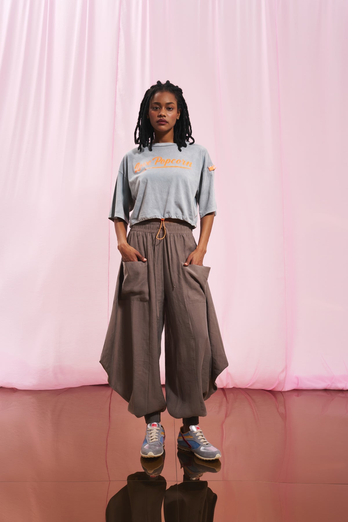 Mink Flowing Trousers 17258