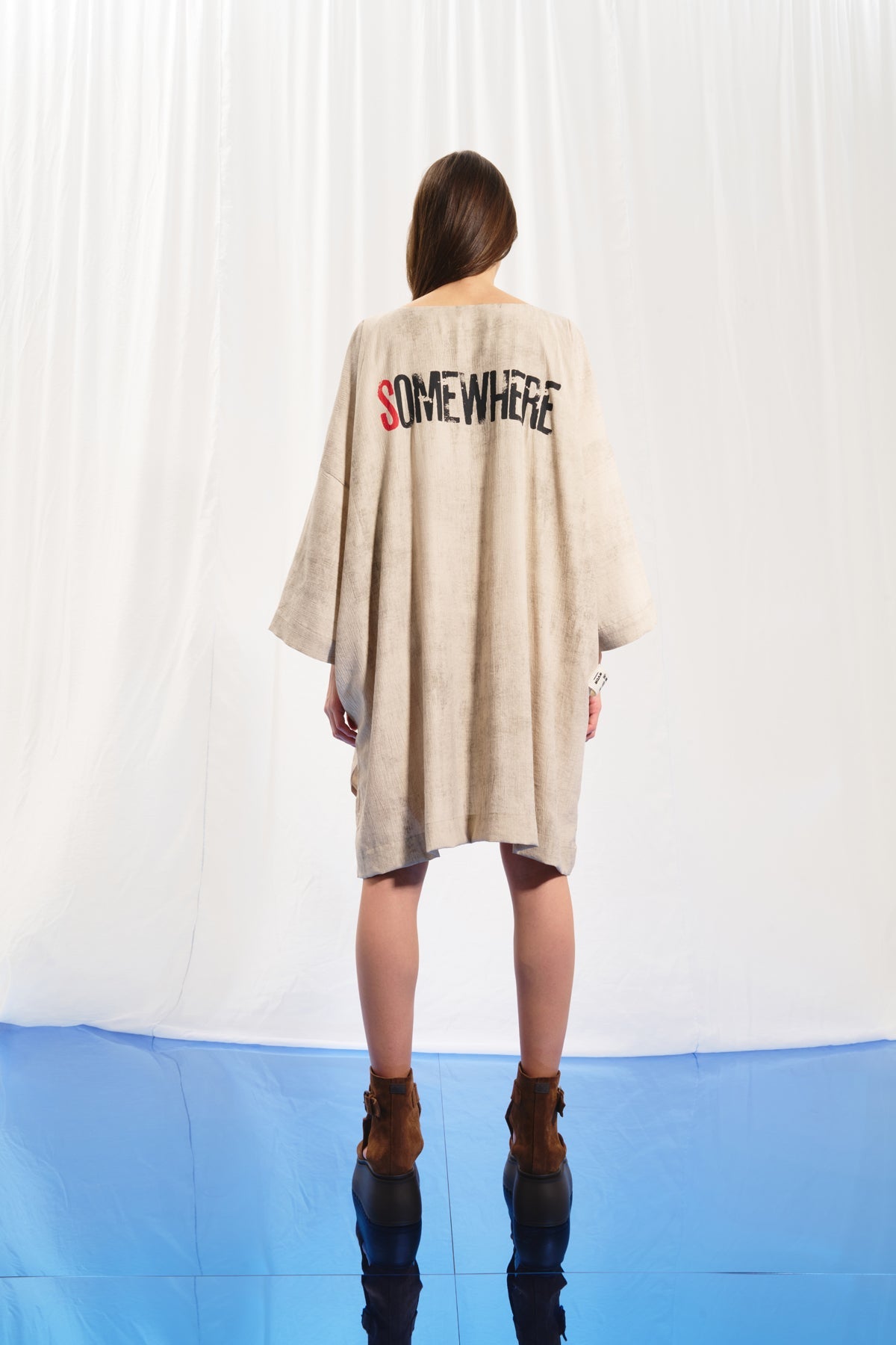 Beige Oversize Tunic 17286