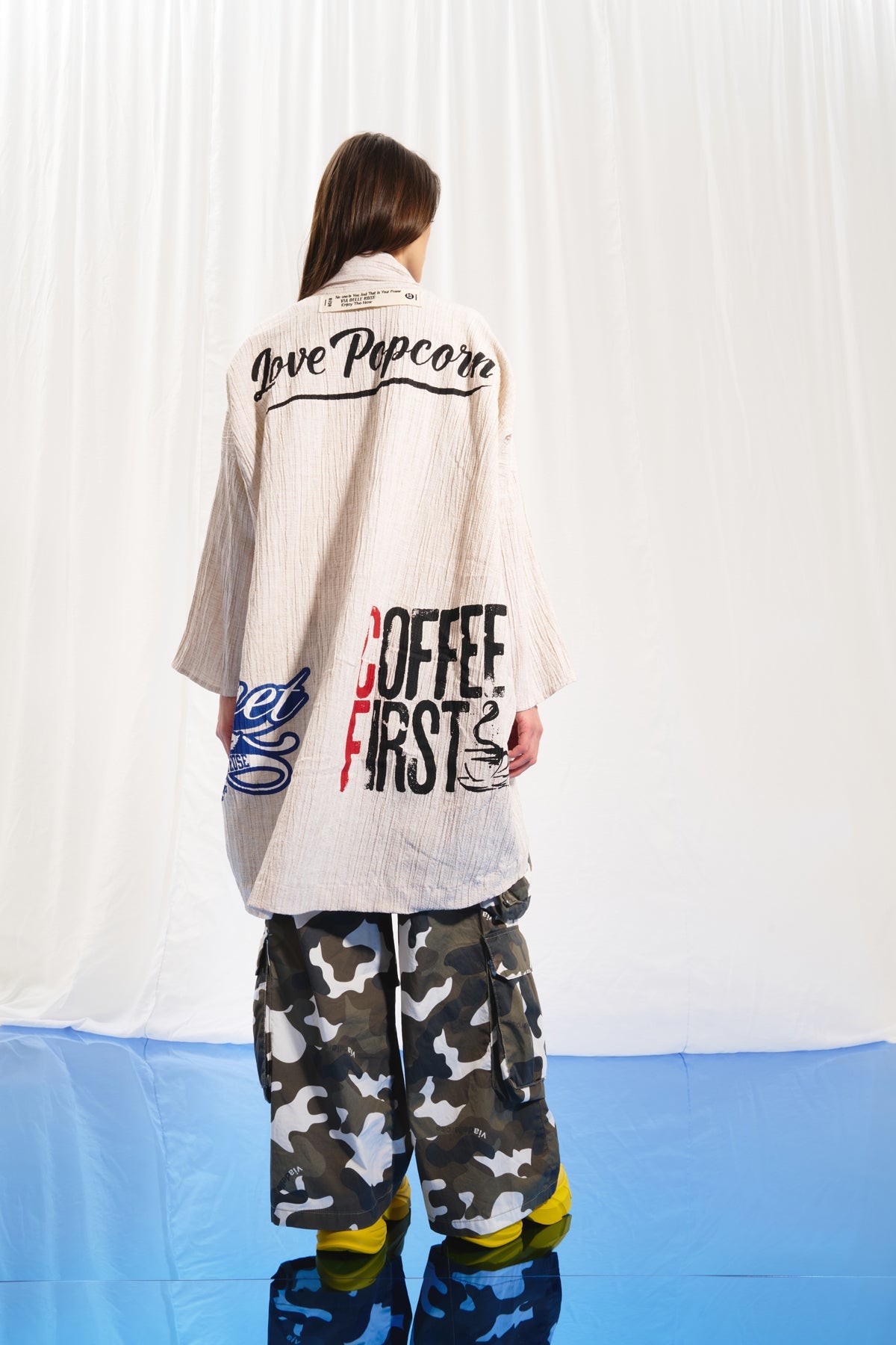 Beige Oversize Cardigan 17297