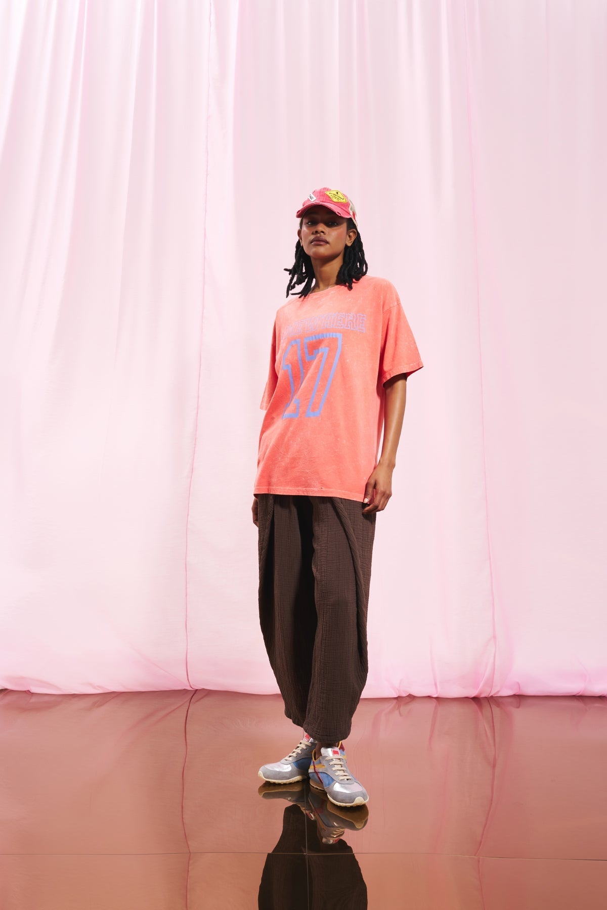 Brown Baggy Trousers 17314