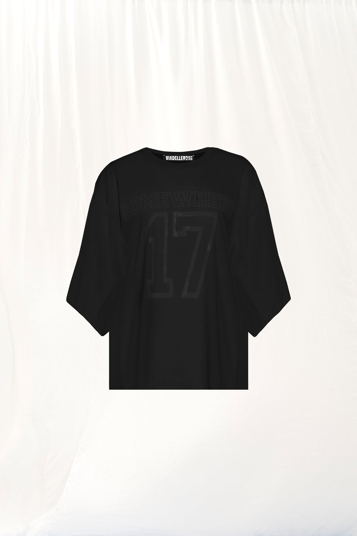 Black Print T-shirt 17316