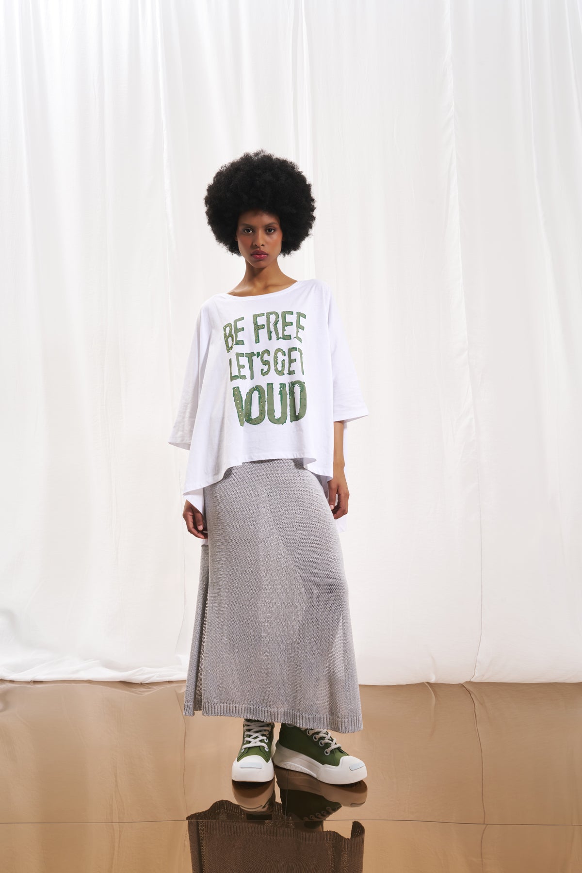 White Oversize T-shirt 17317