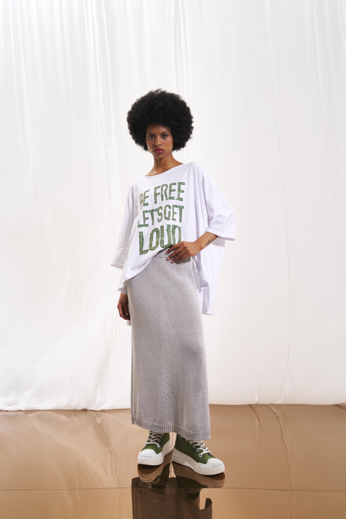 White Oversize T-shirt 17317