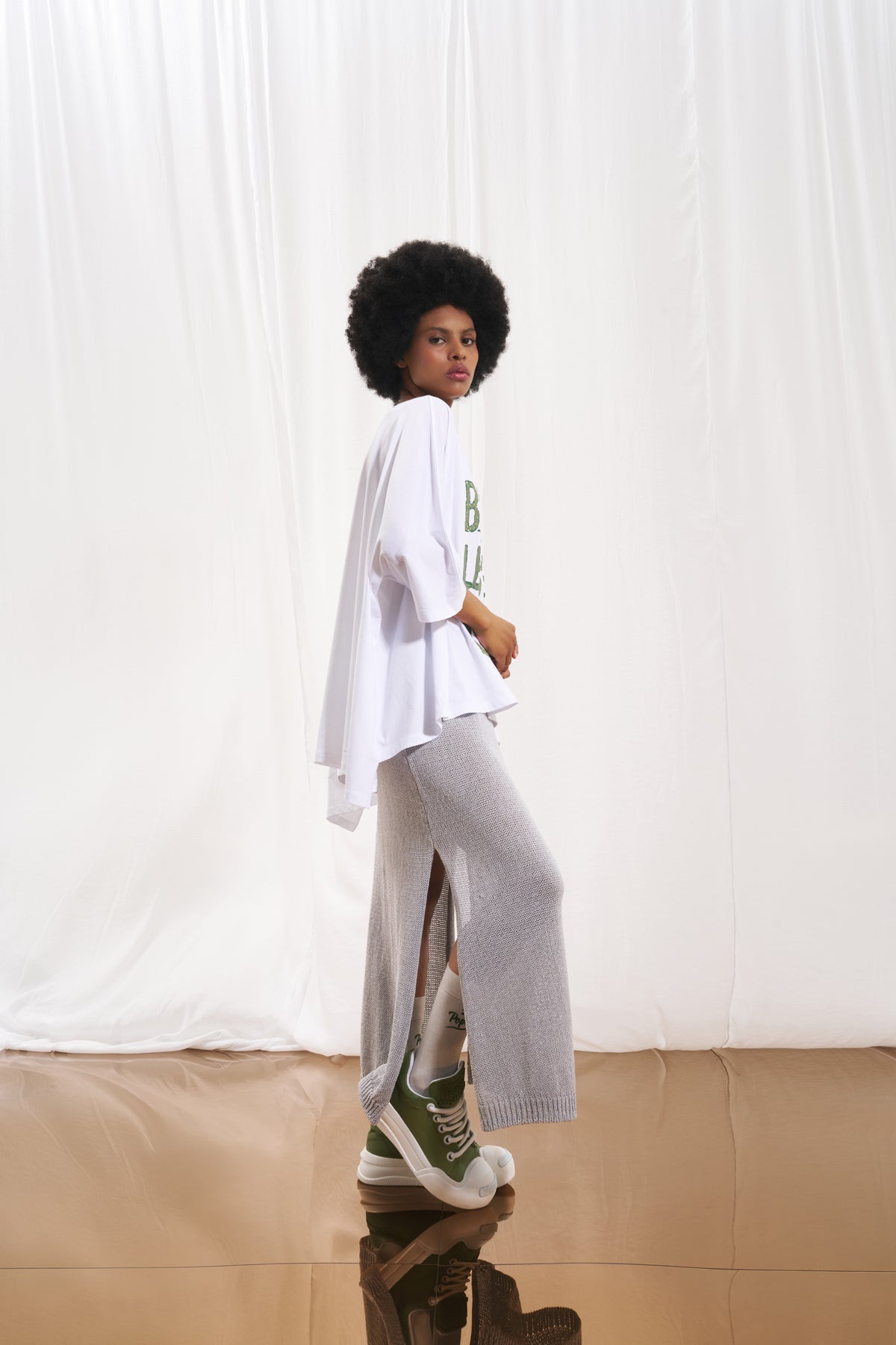 White Oversize T-shirt 17317