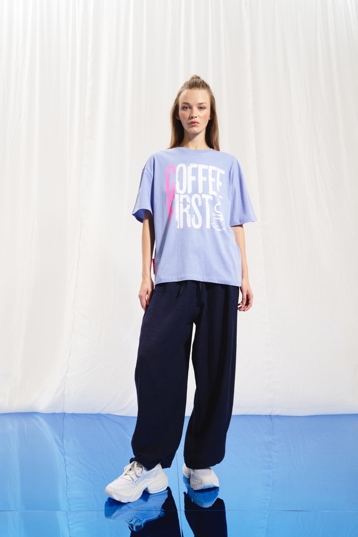 Lilac Print T-shirt 17319