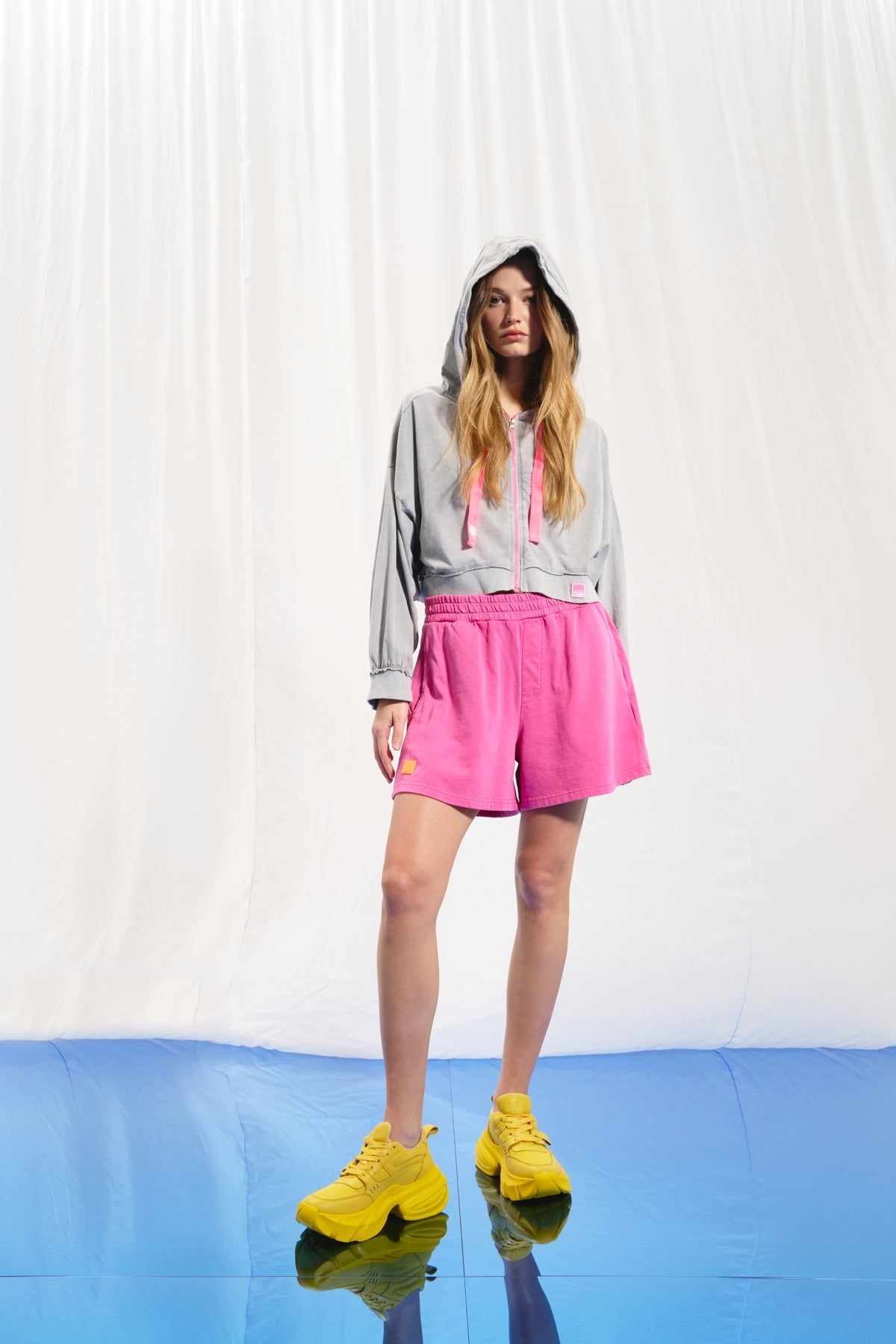 Pink Plush Shorts 17323