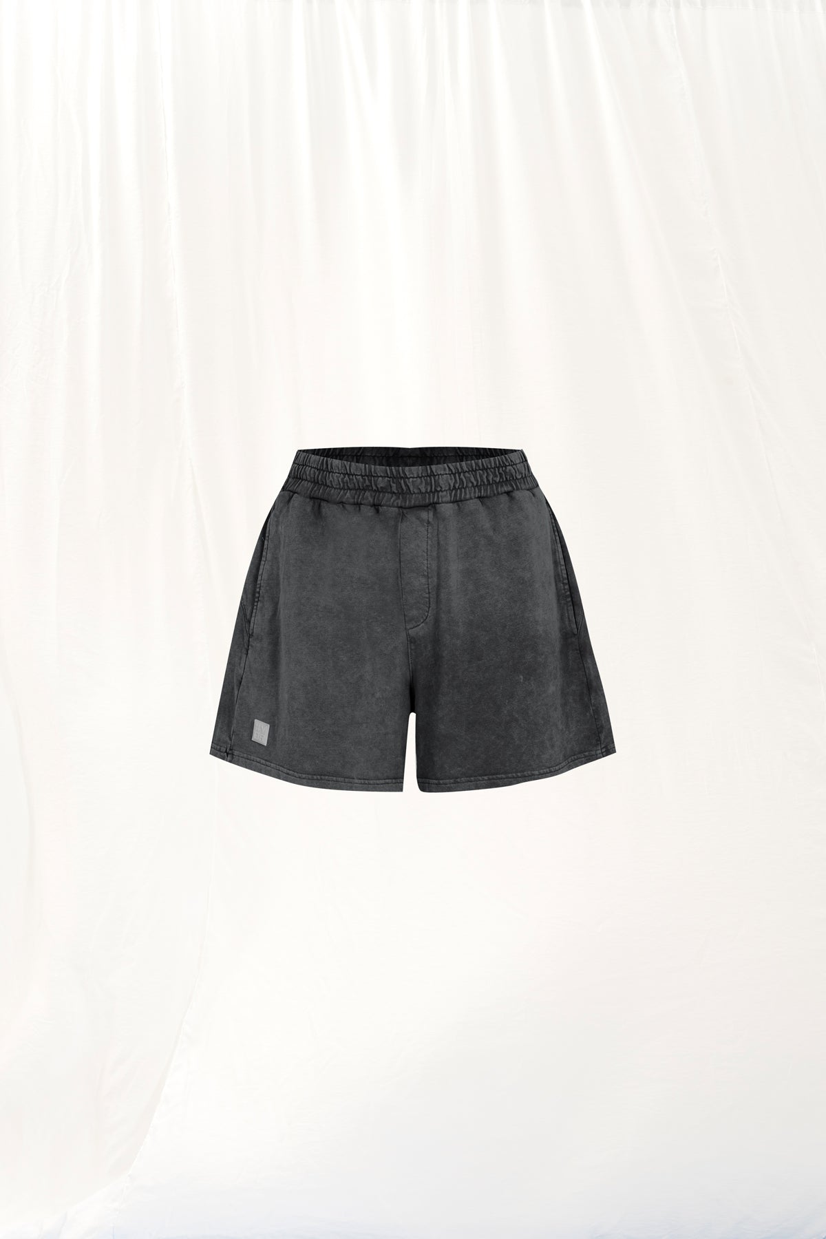Black Plush Shorts 17323