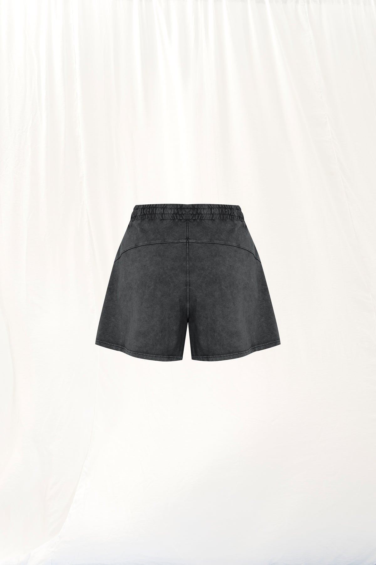 Black Plush Shorts 17323