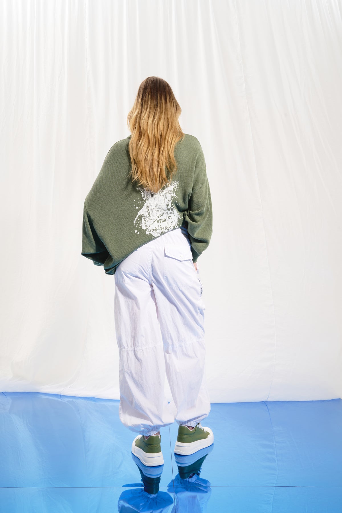 White Poplin Trousers 17387