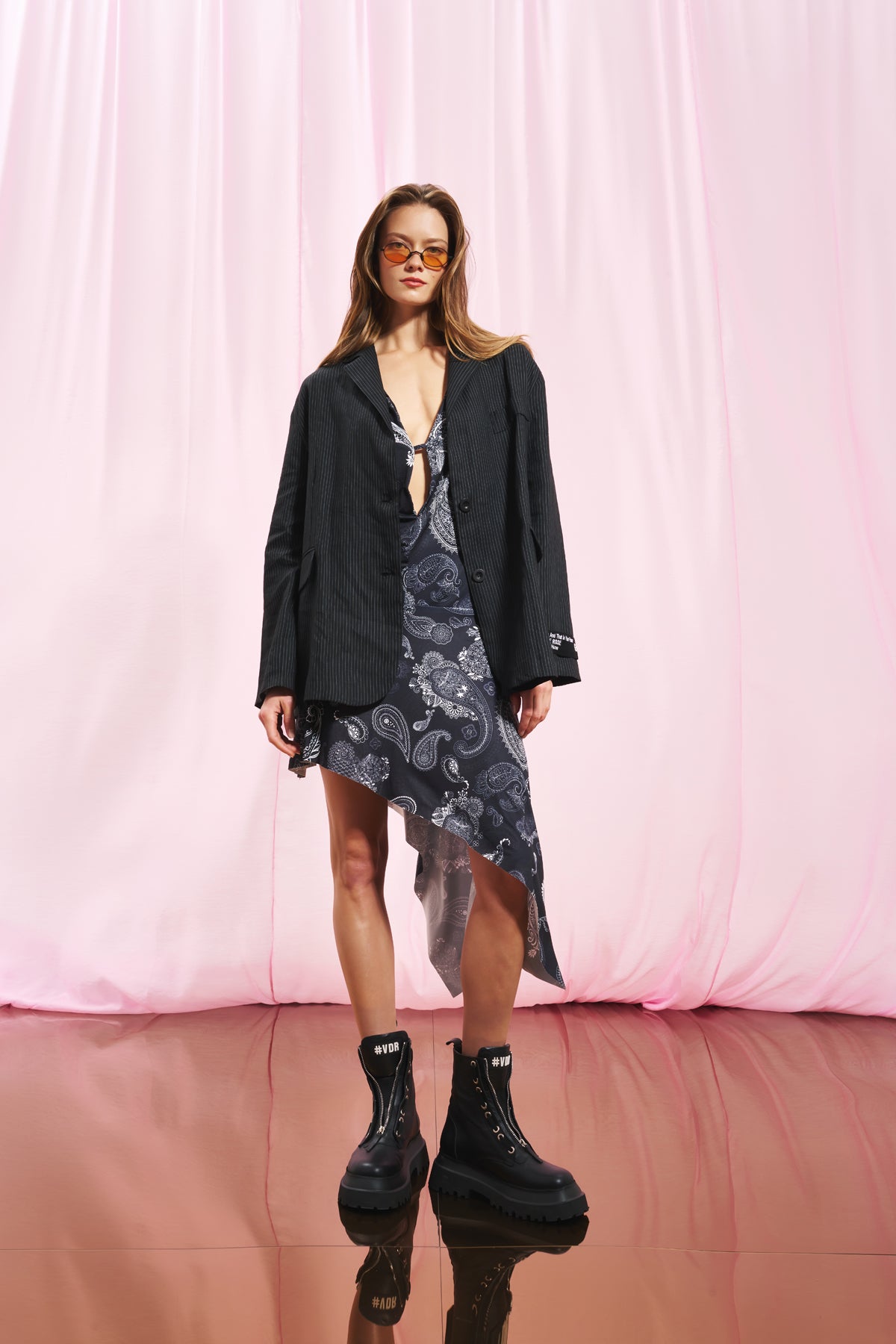 Black Linen Blazer Jacket 17391