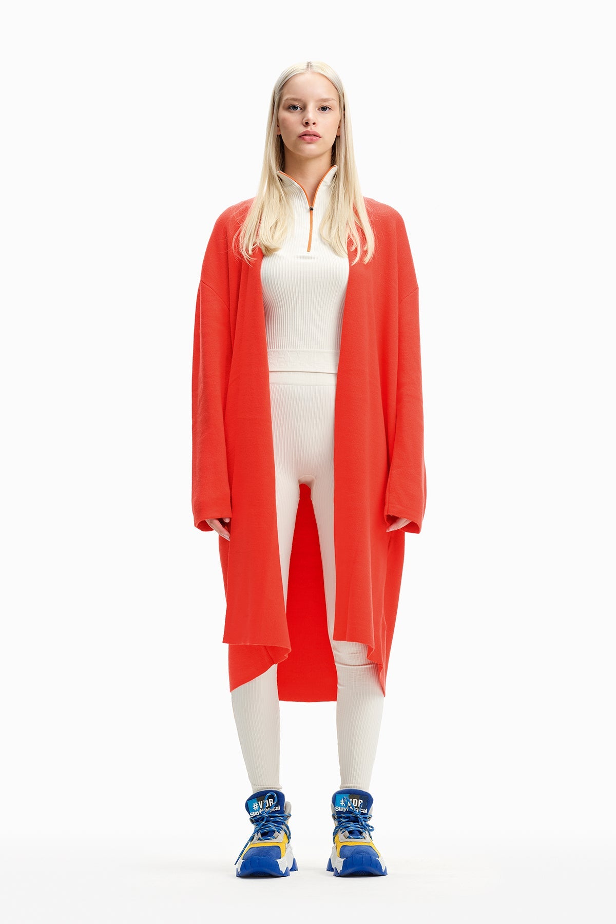 Orange Cardigan 10004