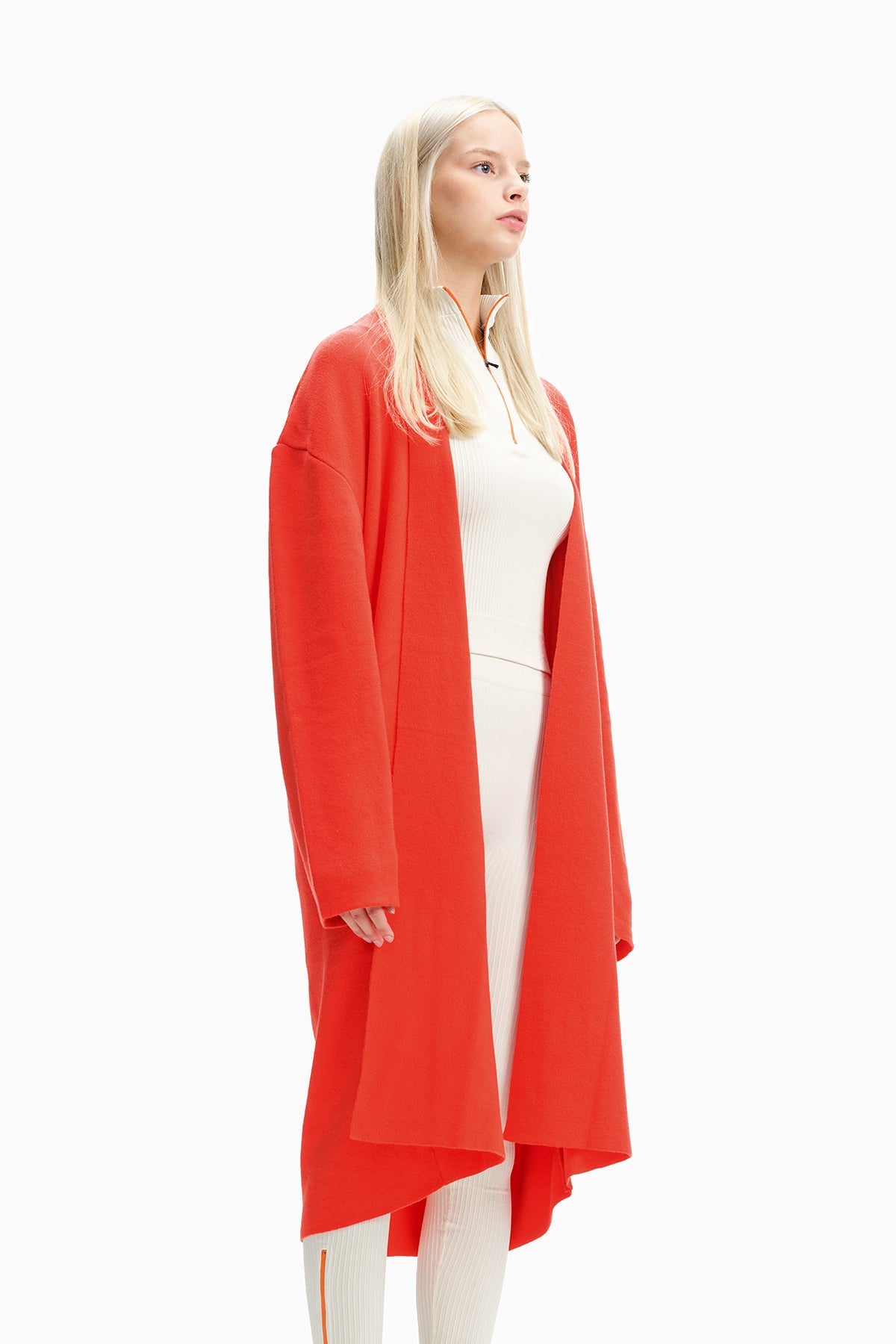 Orange Cardigan 10004