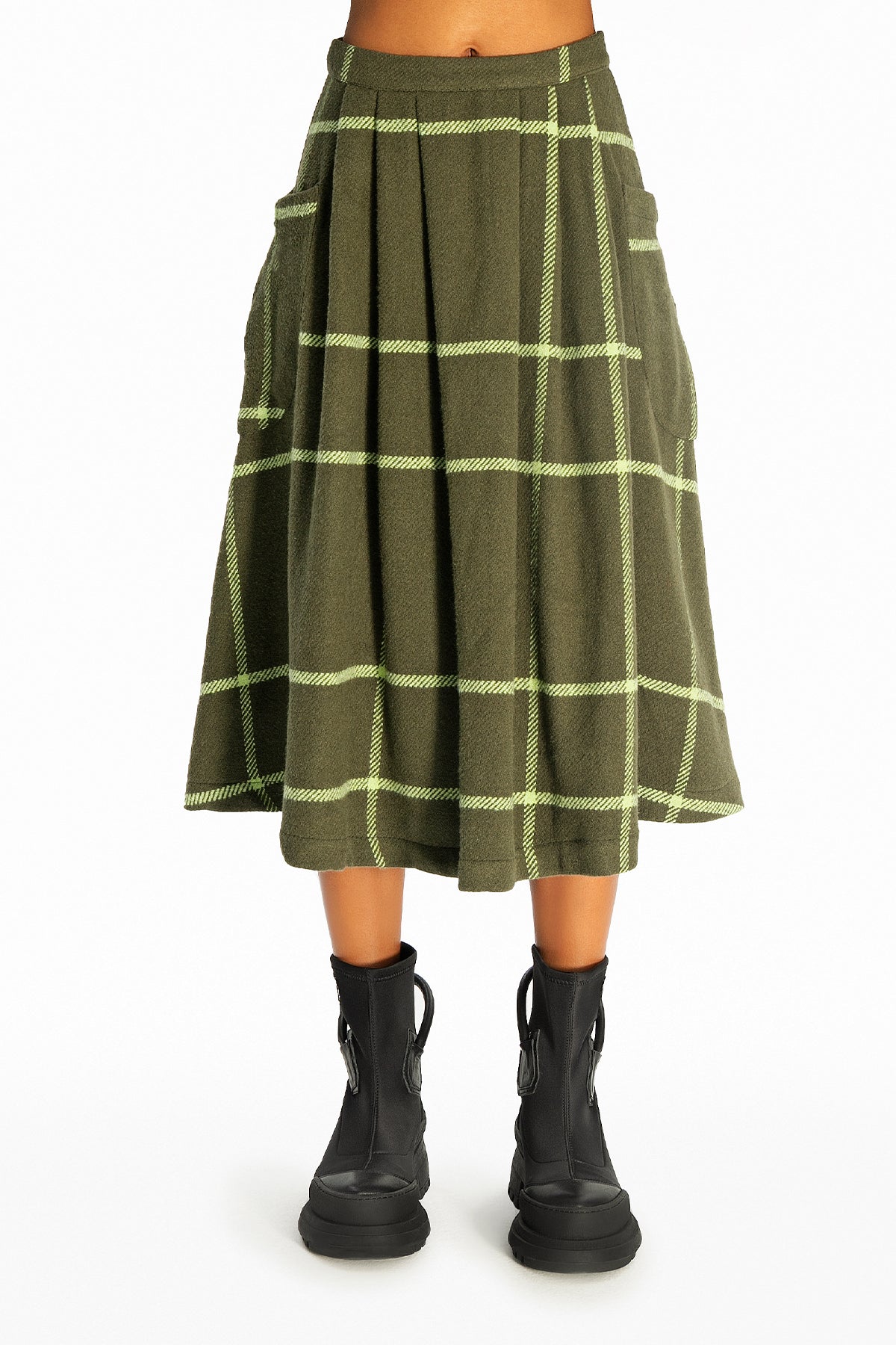 Kaki Skirt 10186