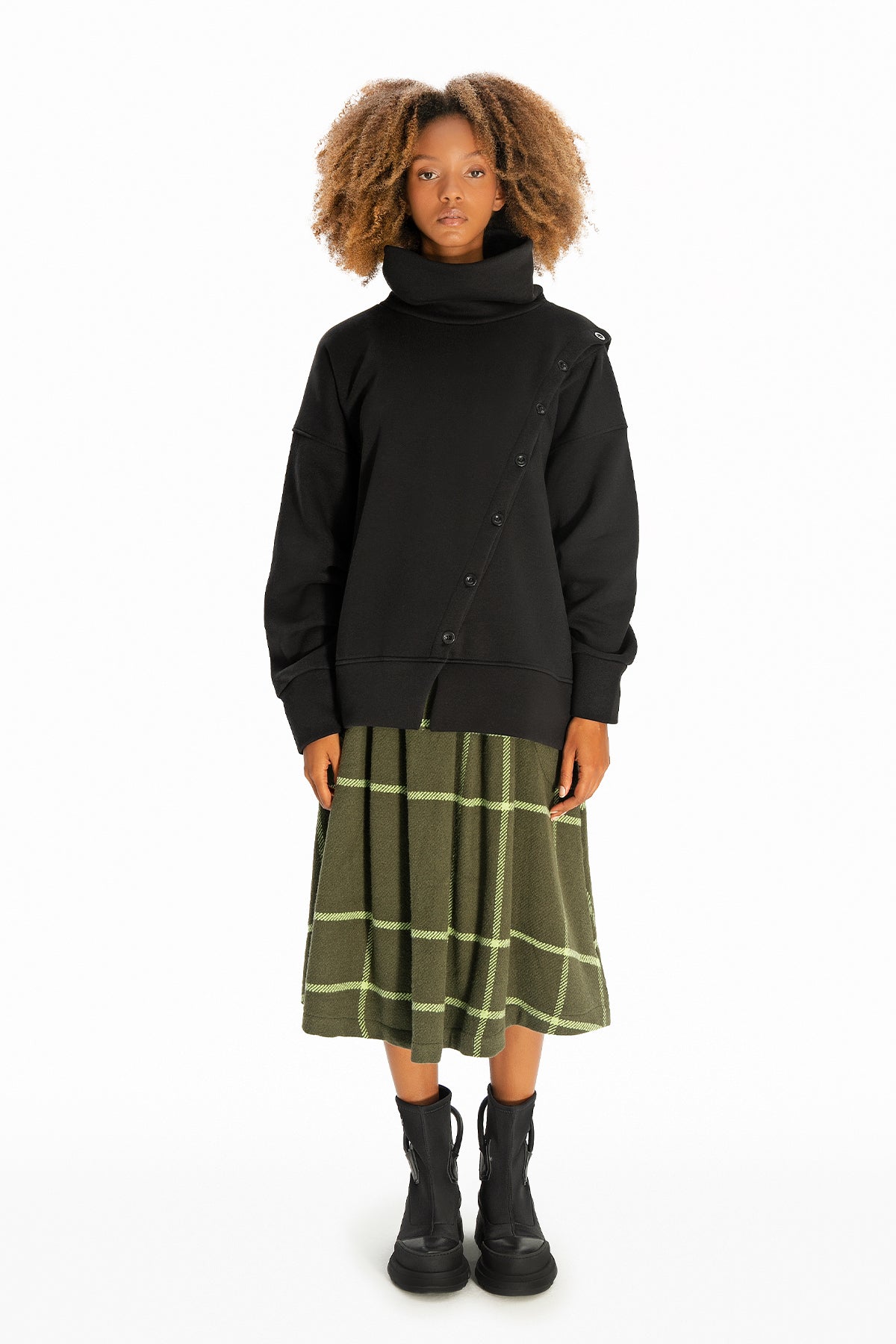 Kaki Skirt 10186