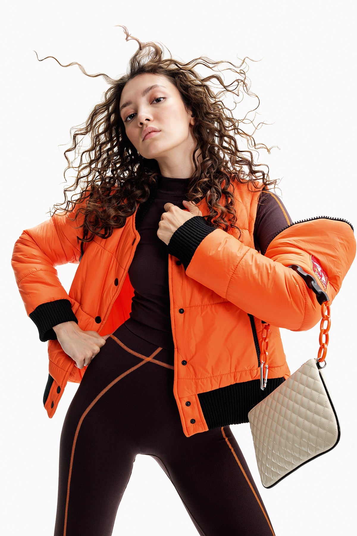 Orange Blouson 10265