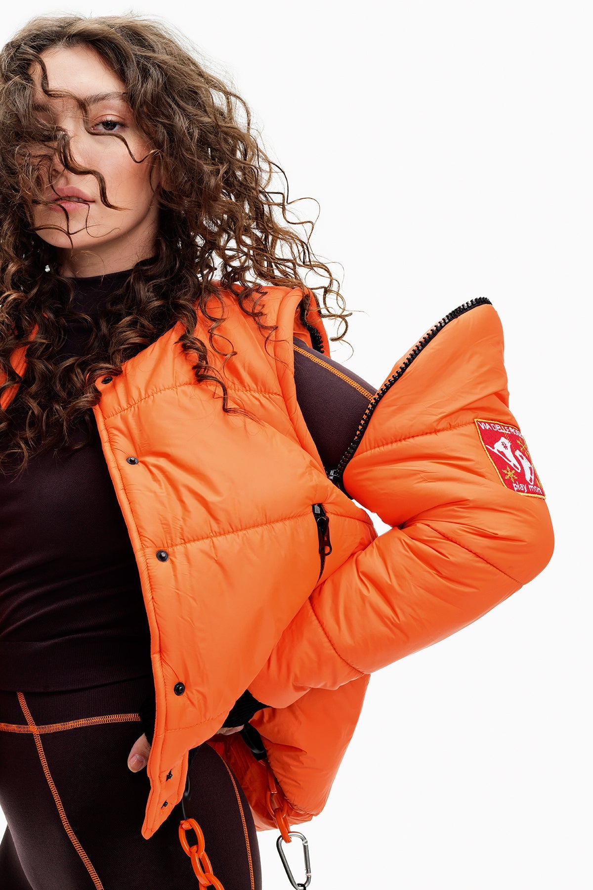 Orange Blouson 10265