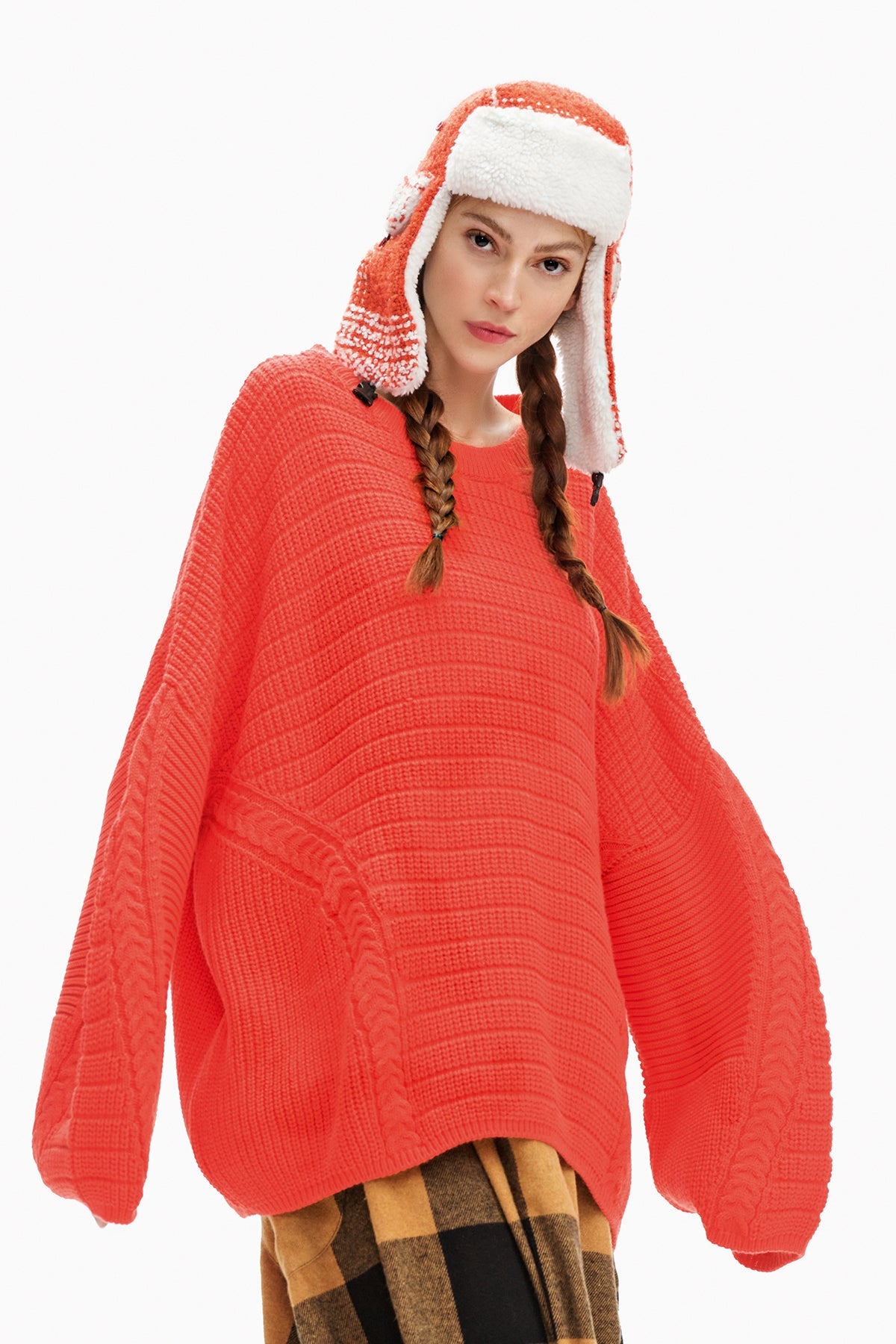 Orange Pullover 10362