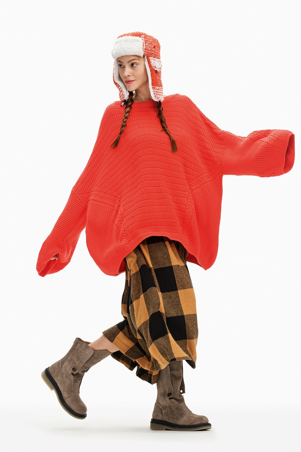 Orange Pullover 10362