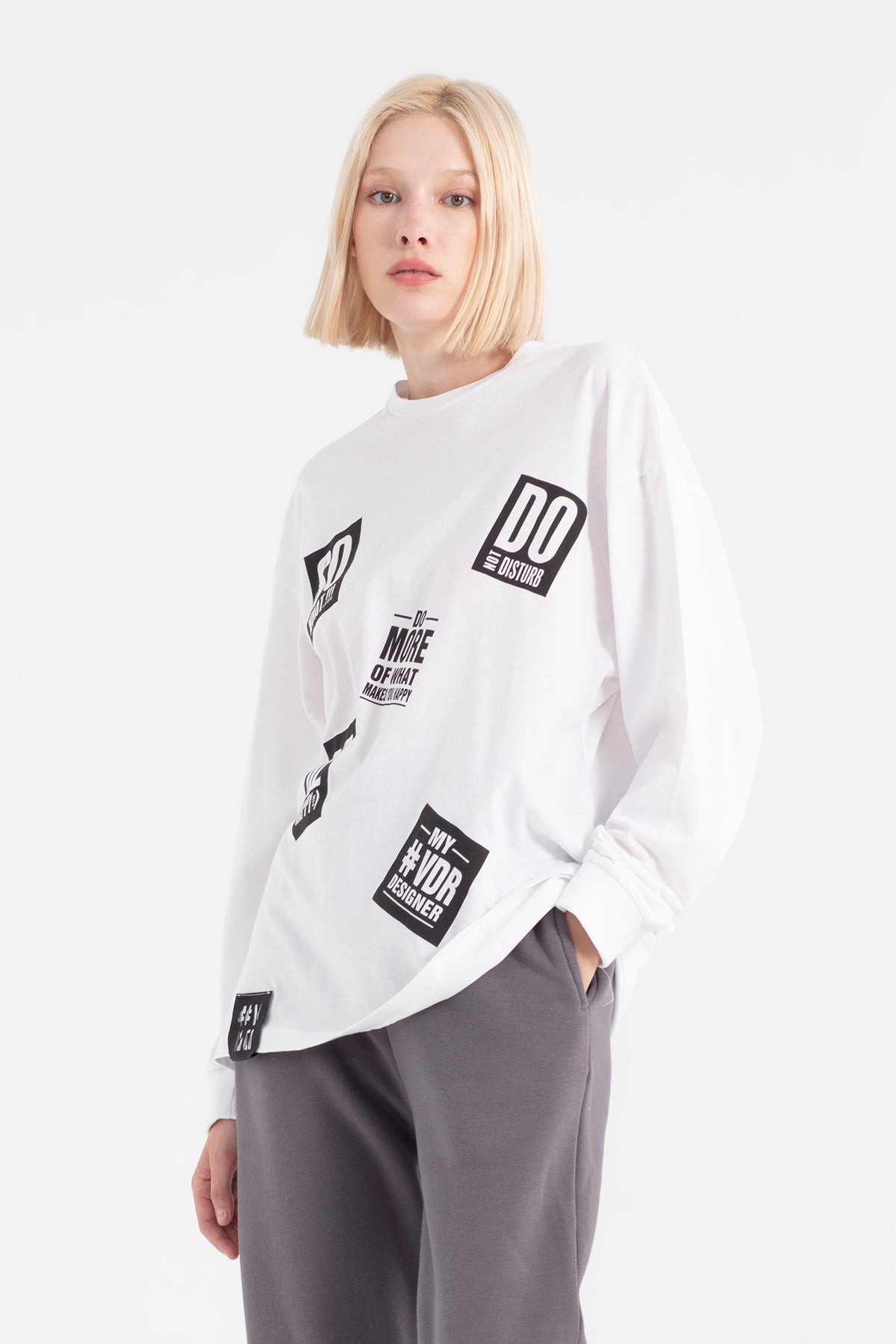 Bianco L S T-shirt 12356