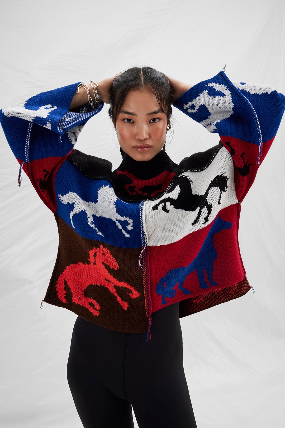 Multi Color Pullover 14009