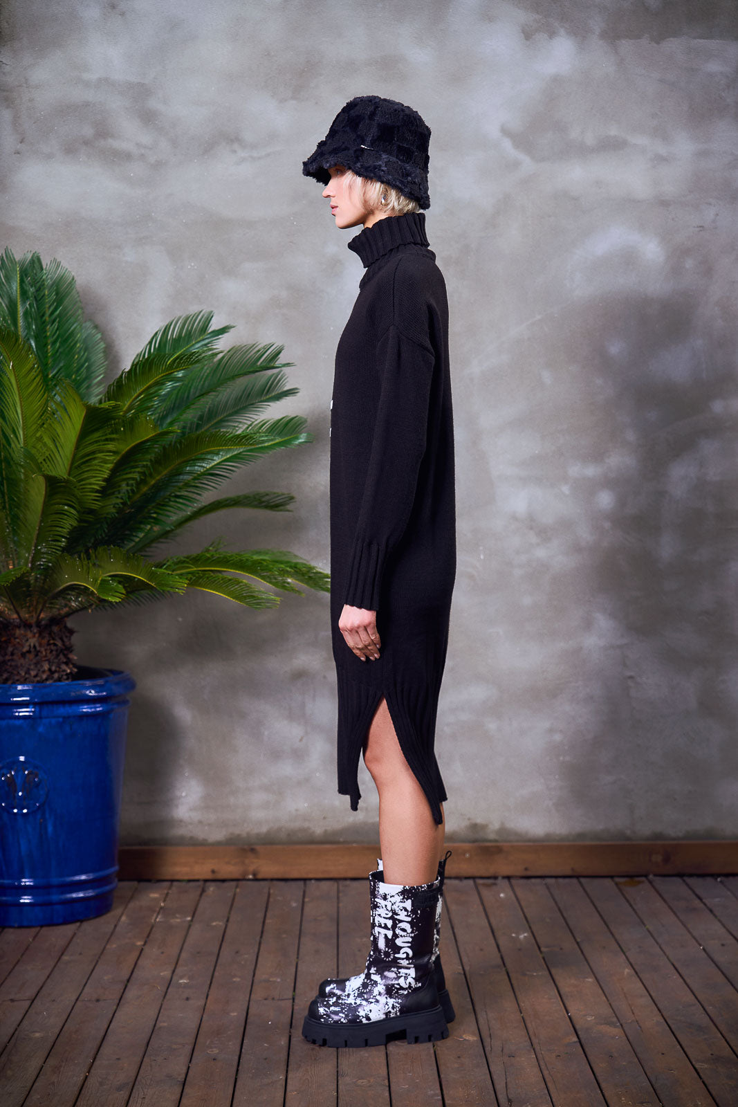 Nero Off White Dress 14019