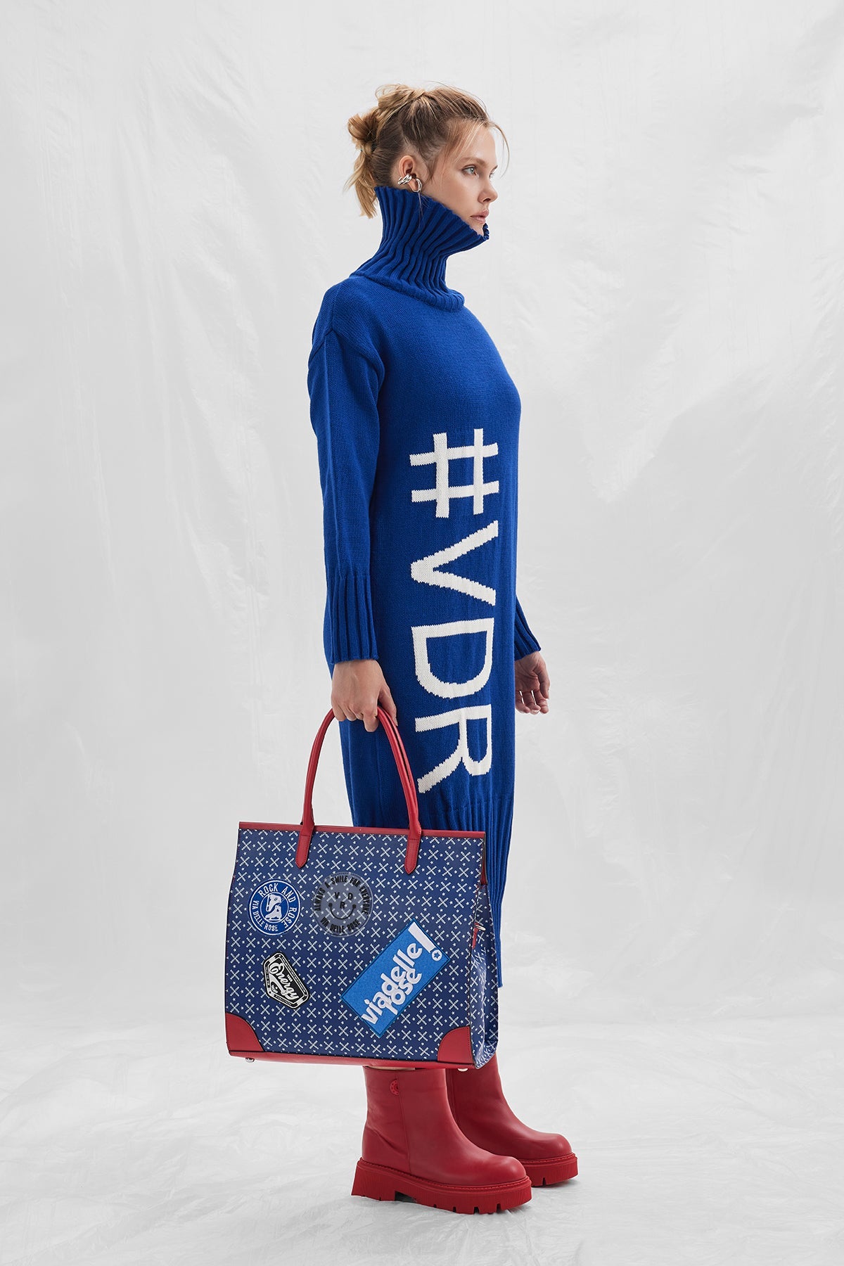Cobalt Off White Dress 14019