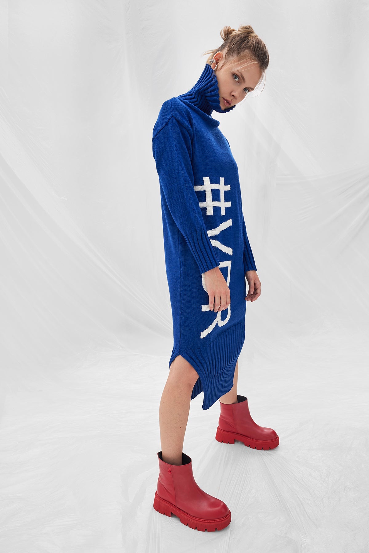 Cobalt Off White Dress 14019