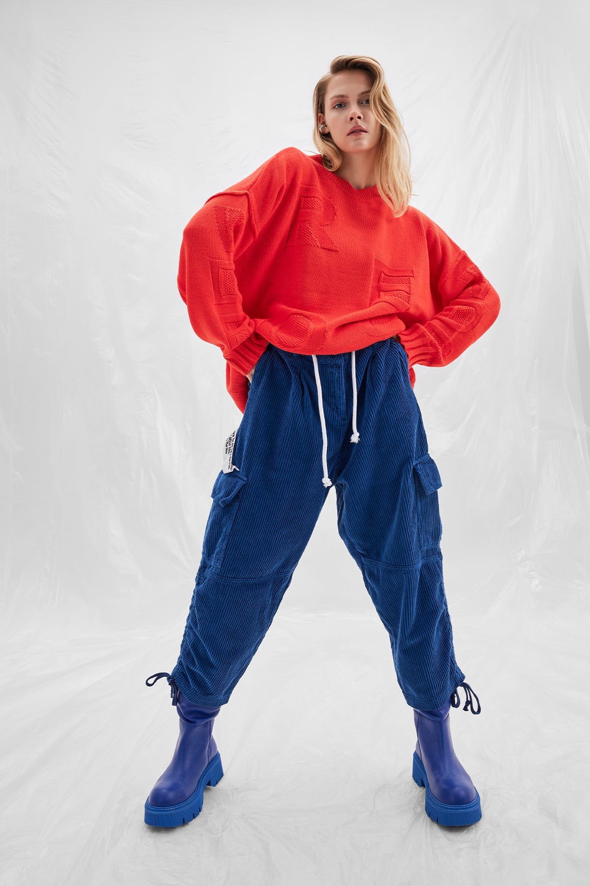 Orange Pullover 14035