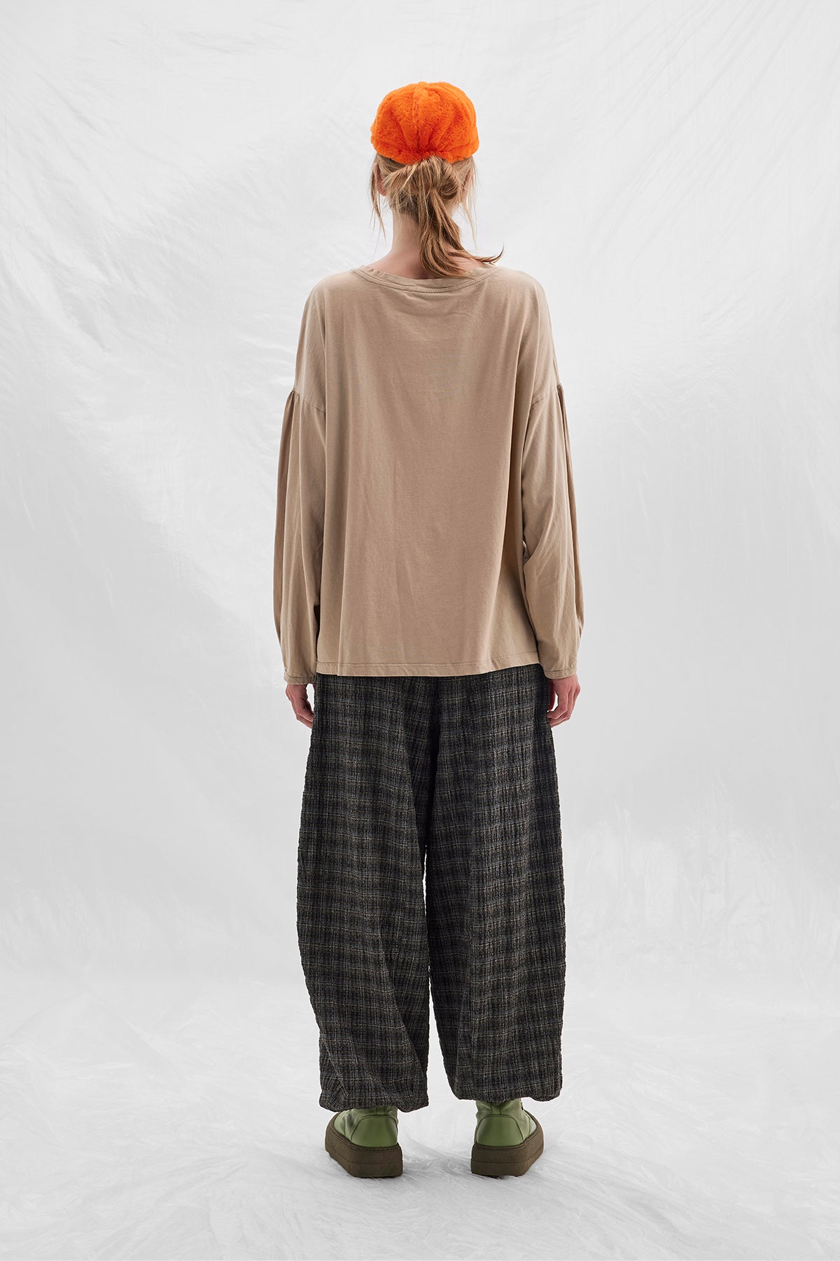 Beige L S T-shirt 14095