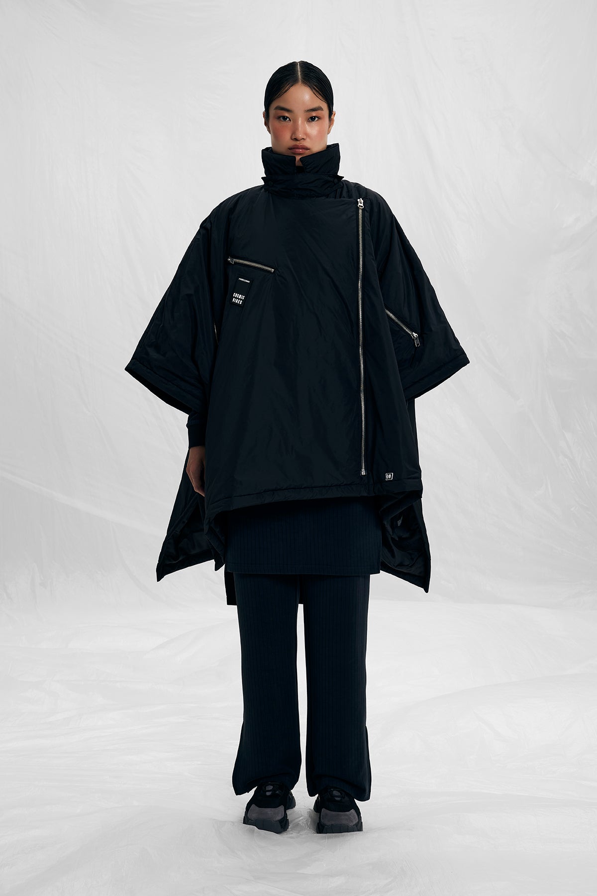 Nero Poncho 14162